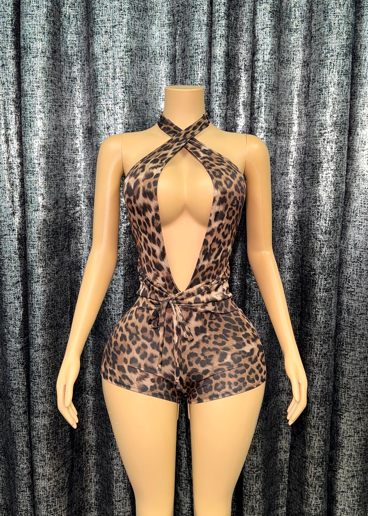 Cheetah Girl Romper