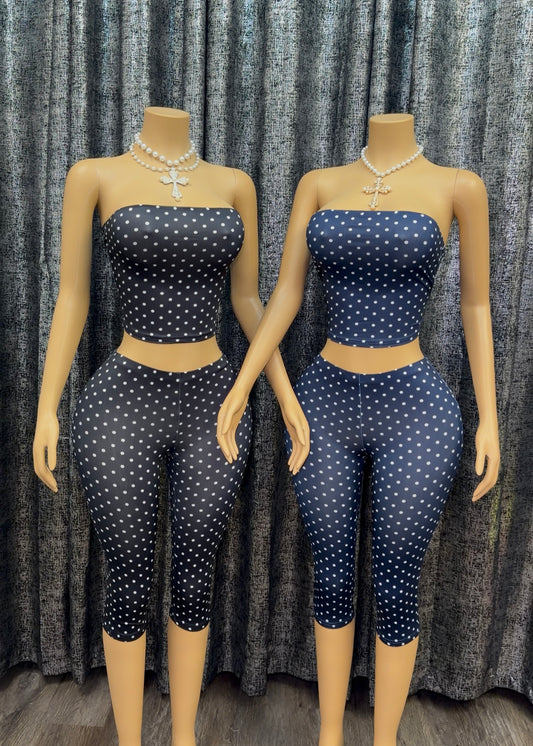 Polka Dot Tube Set