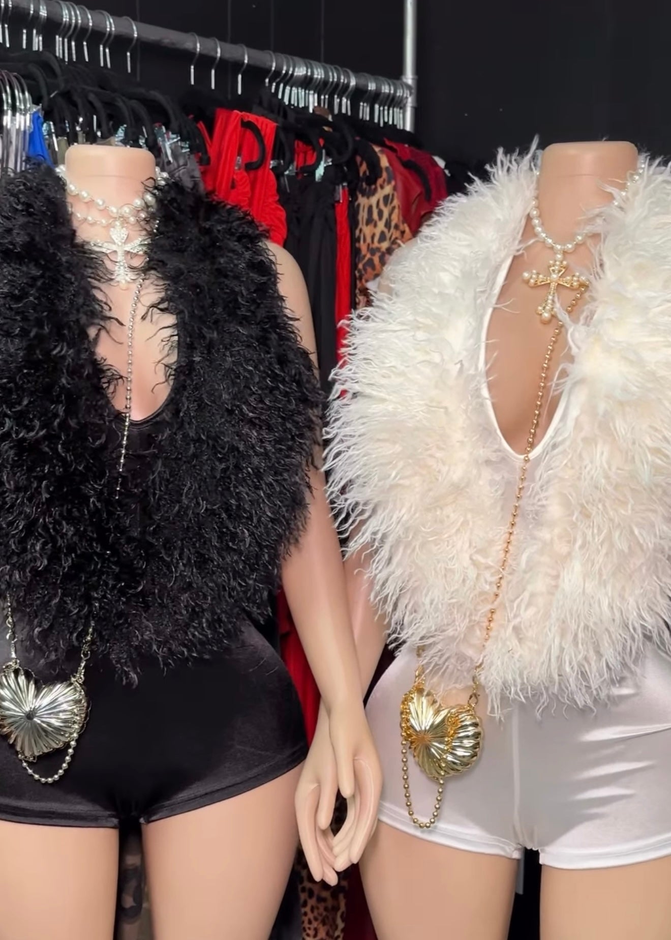 Mongolian Fur Romper